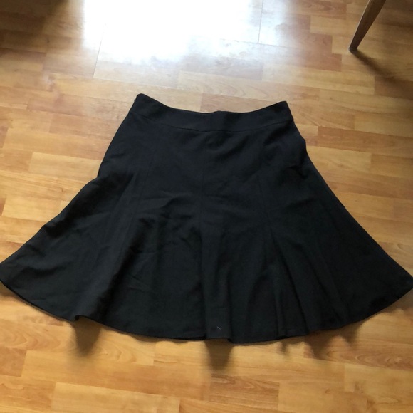 Black A-Line Skirt - Picture 1 of 4